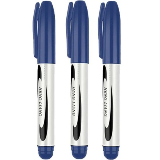 3 Adet Mavi Koli Kalemi - Çuval- Tahta Kalemi 3 Adet Mavi Koli Kalemi - Çuval- Tahta Kalemi