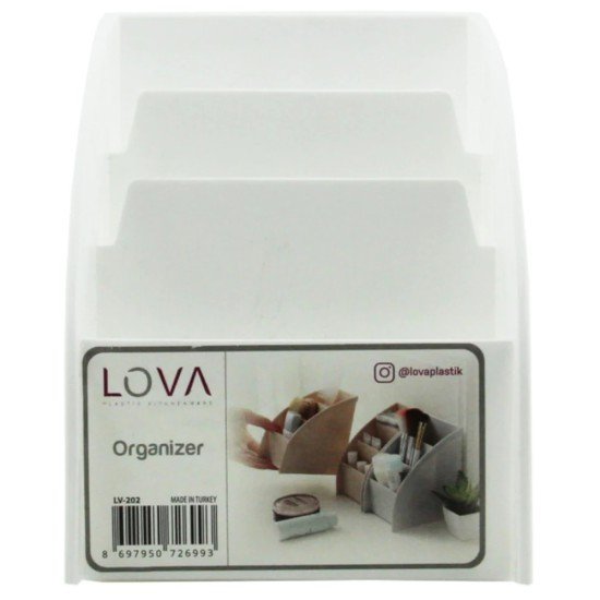 3 Bölmeli Çok Amaçlı Masaüstü Organizer (3 Adet ) 3 Bölmeli Çok Amaçlı Masaüstü Organizer (3 Adet )