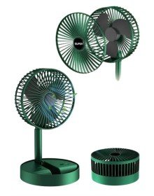 3 Kademe Hız Ayarlı Vantilatör Telefon Standlı Şarjlı Katlanabilir Soğutucu Pervane