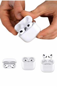 3.Nesil İOS Android Uyumlu Bluetooth 5.0 Beyaz Çağrı Cevaplama 3.Nesil İOS Android Uyumlu Bluetooth 5.0 Beyaz Çağrı Cevaplama