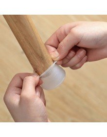 30 Adet Masa Sandalye Mobilya Ayağı Koruyucu Silikon Kılıf -Gürültü Emici Parke Koruyucu Silikon