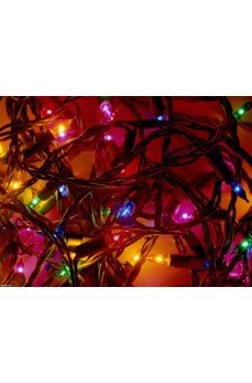 30 Ledli Pirinç Renkli Yılbaşı Ağacı Işığı