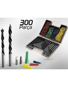 300 Parça Dübel ve Matkap Ucu Seti