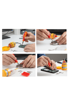 31 Parça Saatçi ve Telefoncu Onarım Tornavida Seti Hassas Tornavida Seti