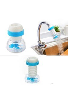 360 Derece Dönen Musluk Başlığı - Pervaneli Boncuklu Sıçratmaz Musluk Aparatı