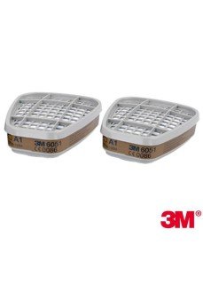 3M 6051 A1 Organik Gaz Buhar Filtresi 3M 6051 A1 Organik Gaz Buhar Filtresi