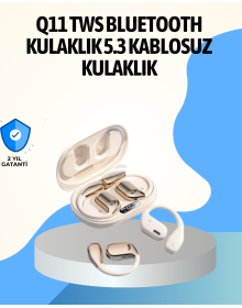 Açık Kulak Kablosuz Bluetooth Kulaklık – Konforlu Tasarım ve Uzun Süreli Kullanım