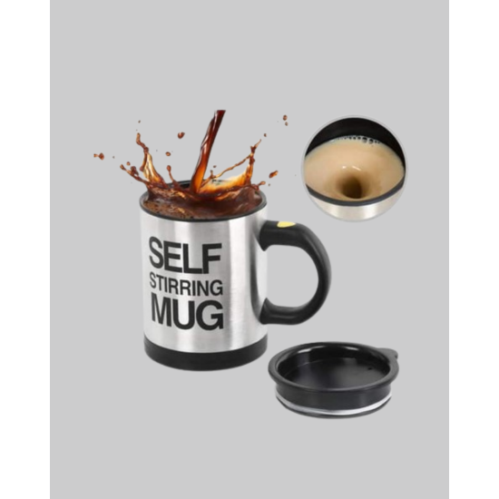 Paslanmaz Çelik Kendi Kendini Karıştıran Akıllı Kupa – Isı Yalıtımlı Paslanmaz Çelik Kendi Kendini Karıştıran Akıllı Kupa – Isı Yalıtımlı