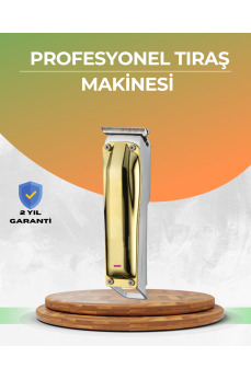 Berber Tipi Saç Sakal Kesme Makinesi USB Şarjlı Sessiz Motorlu