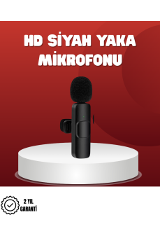2’li Kablosuz Yaka Mikrofonu iPhone İçin Profesyonel Video Ses