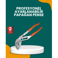 Çelik Alaşımlı Ayarlı Papağan Pense Yalıtımlı Sap