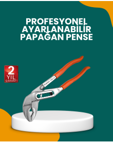 Çelik Alaşımlı Ayarlı Papağan Pense Yalıtımlı Sap