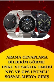 Dijital Göstergeli Bluetooth Kulaklık ve Bildirim Görebilen Akıllı Saat Alarm ve Titreşim