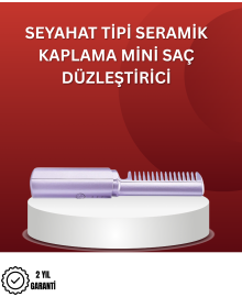Isıtmalı Saç Düzleştirici Fırça – Kablosuz ve Hafif Tasarım
