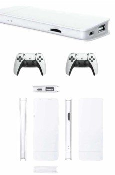 Dijital Göstergeli Powerbank Bluetooth Kulaklık ve Yeni Nesil Amoled Ekran Akıllı Saat