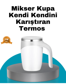 Manyetik Otomatik Karıştırma Bardağı – Şarjlı, Paslanmaz ve Pratik