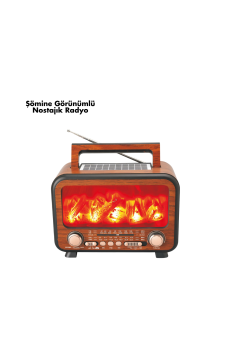 Alev Efektli Bluetooth Hoparlör