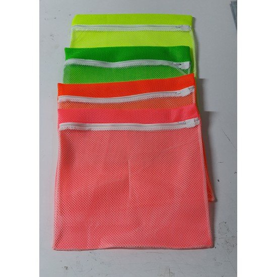 4 Adet 4 Renk Fermuarlı - Hassas Çamaşır Terlik Ayakkabı Yıkama Filesi Büyük Boy 4 Adet 4 Renk Fermuarlı - Hassas Çamaşır Terlik Ayakkabı Yıkama Filesi Büyük Boy