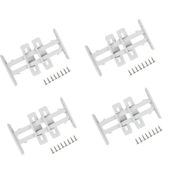 4 Adet Bebek Çocuk Koruma Kilidi - Dolap Çekmece Kilidi Sürgülü Kilit