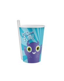 4 Adet Kendinden Pipetli Bardak 400 Ml