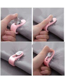 4 Adet Mandallı İğnesiz Yorgan Kılıfı Nevresim Sabitleme Klips Takımı