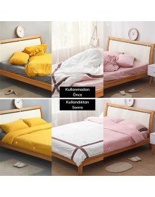 4 Adet Mantar Model Yorgan Kılıfı Ve Çarşaf Tutucu Sabitleyici