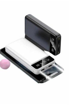 4 Çıkışlı 20.000 Mah Powerbank Uzun Pil Ömürlü Taşınabilir