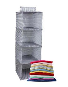  4 Gözlü Dolap Organizer Zebra Model