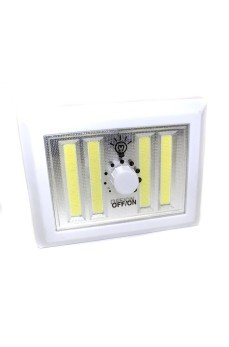 4 Ledli Pilli Led Lamba Güç Ayarlı Led Portatif Lamba Led Işık - Mıknatıslı Yapışkanlı
