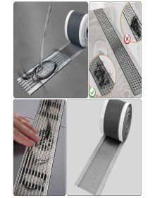 4 Metre Yapışkanlı Banyo Gider Koruyucu Saç Toplayıcı – Gider Böcek Koruyucu Gider Süzgeci