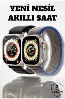 49MM Ekranlı, Kan Basıncı ve Adımsayar Özellikli Bluetooth Akıllı Saat 49MM Ekranlı, Kan Basıncı ve Adımsayar Özellikli Bluetooth Akıllı Saat