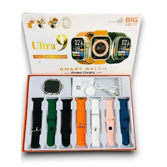 WATCH9 7 KORDONLU AKILLI SAAT WATCH9 7 KORDONLU AKILLI SAAT