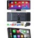 4K 10.2 İnç Çift Kameralı Araç Multimedya Ekranı CarPlay Kablosuz Tüm Cihazlara Uyumlu