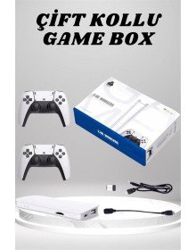 4K 3D HD Görüntü Kaliteli Kablosuz Çift Kollu 20.000 Oyunlu Retro Oyun Konsolu TV Box