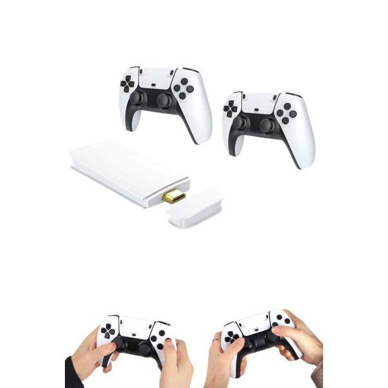 4K HD Görüntü Kaliteli Retro Game Stick 20000 Oyunlu Çift Kollu Beyaz Game Stick 4K HD Görüntü Kaliteli Retro Game Stick 20000 Oyunlu Çift Kollu Beyaz Game Stick