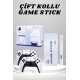4K HD Görüntü Kaliteli Retro Game Stick 20000 Oyunlu Çift Kollu Beyaz Game Stick 4K HD Görüntü Kaliteli Retro Game Stick 20000 Oyunlu Çift Kollu Beyaz Game Stick
