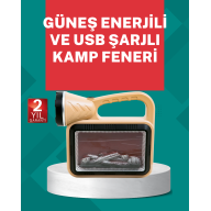 Alev Efektli Güneş Enerjili Lamba – Su Geçirmez