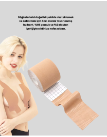 Görünmez Destekleyici Göğüs Bandı – Askısız ve Sırtı Açık Kıyafetler İçin