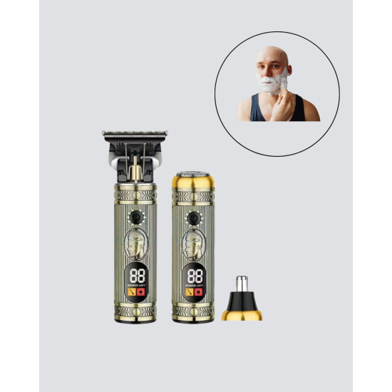 Elektrikli Tıraş Makinesi Çift Başlıklı Ultra İnce Tasarım