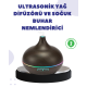 550 ml Büyük Su Hazneli Ultrasonik Nemlendirici ve Aromaterapi Difüzörü