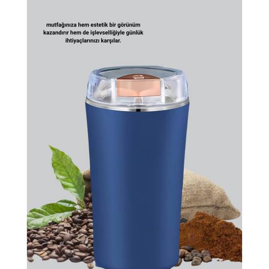 Paslanmaz Çelik Kahve ve Baharat Öğütücü – Otomatik Mekanizma