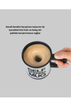 Akıllı Kendi Kendini Karıştıran Termal Kupa – Paslanmaz Çelik Akıllı Kendi Kendini Karıştıran Termal Kupa – Paslanmaz Çelik