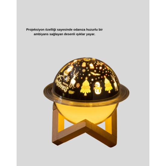 USB Projeksiyon Gece Lambası ve Hava Nemlendirici – Aromaterapi Destekli, Taşınabilir Mini USB Projeksiyon Gece Lambası ve Hava Nemlendirici – Aromaterapi Destekli, Taşınabilir Mini