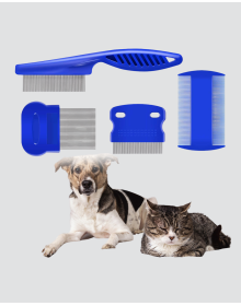 4’lü Kedi Köpek Tüy Temizleme Seti – Paslanmaz Çelik,Ergonomik ve Uzun Ömürlü