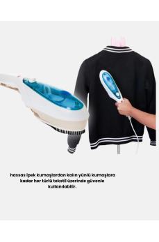 1500W Buharlı El Seyahat Ütüsü – Kompakt, Taşınabilir, Her Kumaşa Uygun