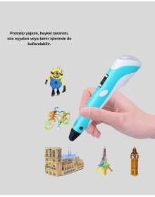 3D Yazıcı Kalem FDM Teknolojili ve ABS PLA Filament Uyumlu