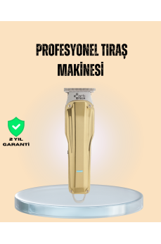 Profesyonel Erkek Tıraş Makinesi Güçlü Kesim ve Uzun Şarj Süreli