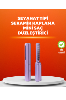 USB Şarjlı Kablosuz Saç Düzleştirici – Seyahat ve Günlük Kullanım