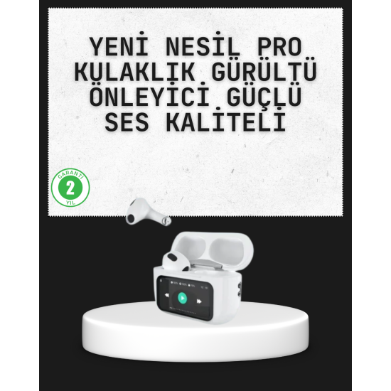 Akıllı Sensörlü Su Geçirmez Bluetooth Kulaklık Güçlü Batarya ve Bass