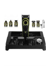 5 Başlıklı Şarjlı Tıraş Makinesi Led Ekran Saç Sakal Ense Tıraşına Uygun Bakım Seti